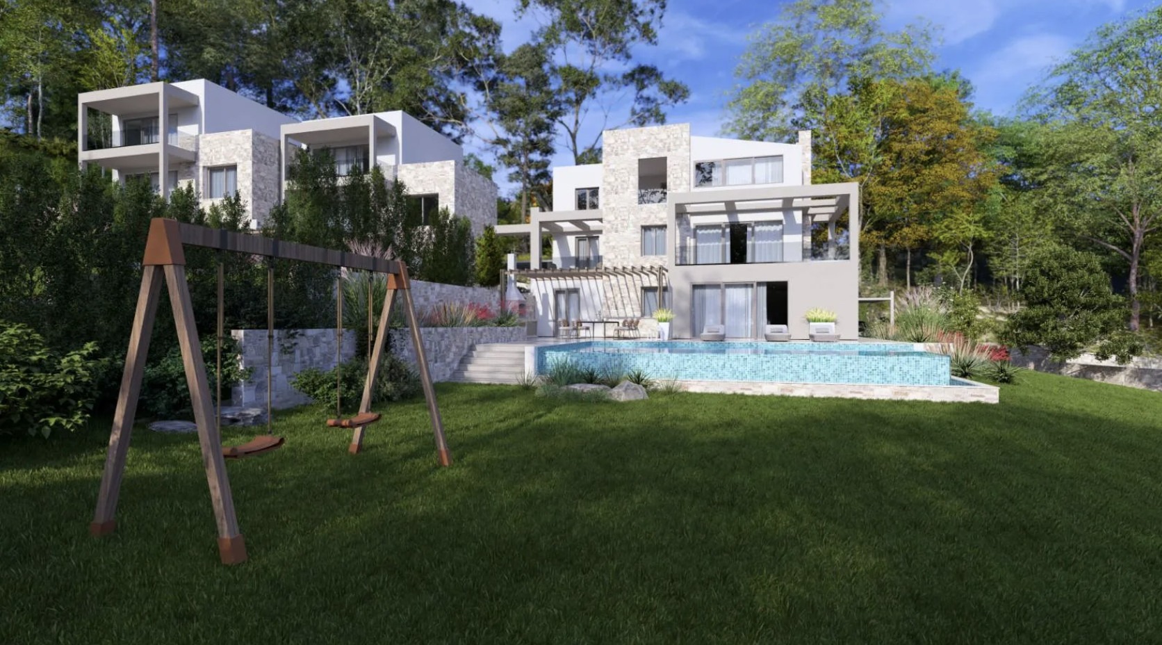 Halkidiki, Sithonia — mezonet u izgradnji sa privatnim bazenom (136 m²) | €476.000