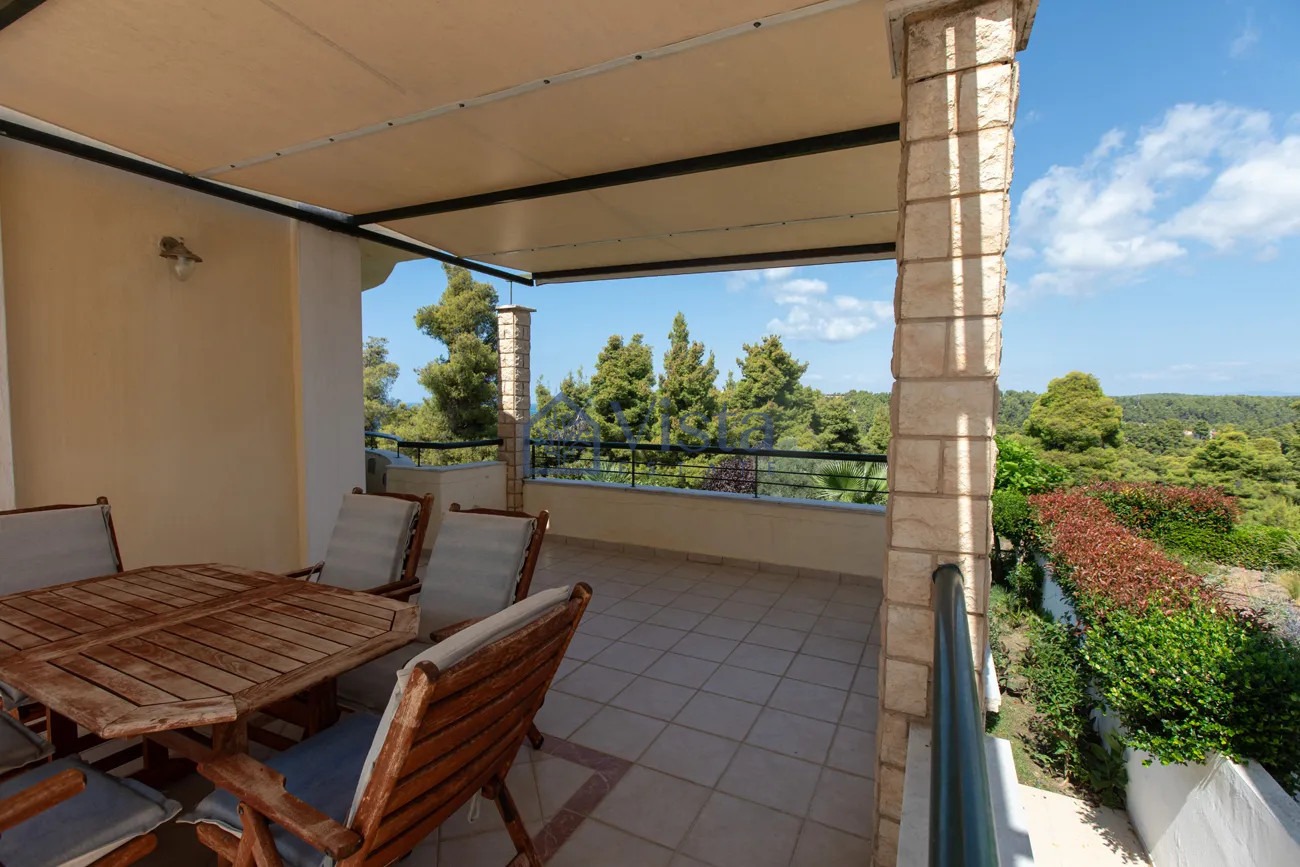 Halkidiki, Elani (Kasandra) — potpuno nameštena vila sa pogledom na more (114 m²) | €370.000