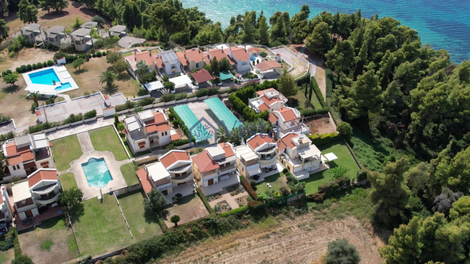 Halkidiki, Elani (Kasandra) — potpuno nameštena vila sa pogledom na more (114 m²) | €370.000