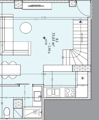 Atina, Koukaki — renoviran dvosoban stan (67 m²) | GOLDEN VISA | €293.000