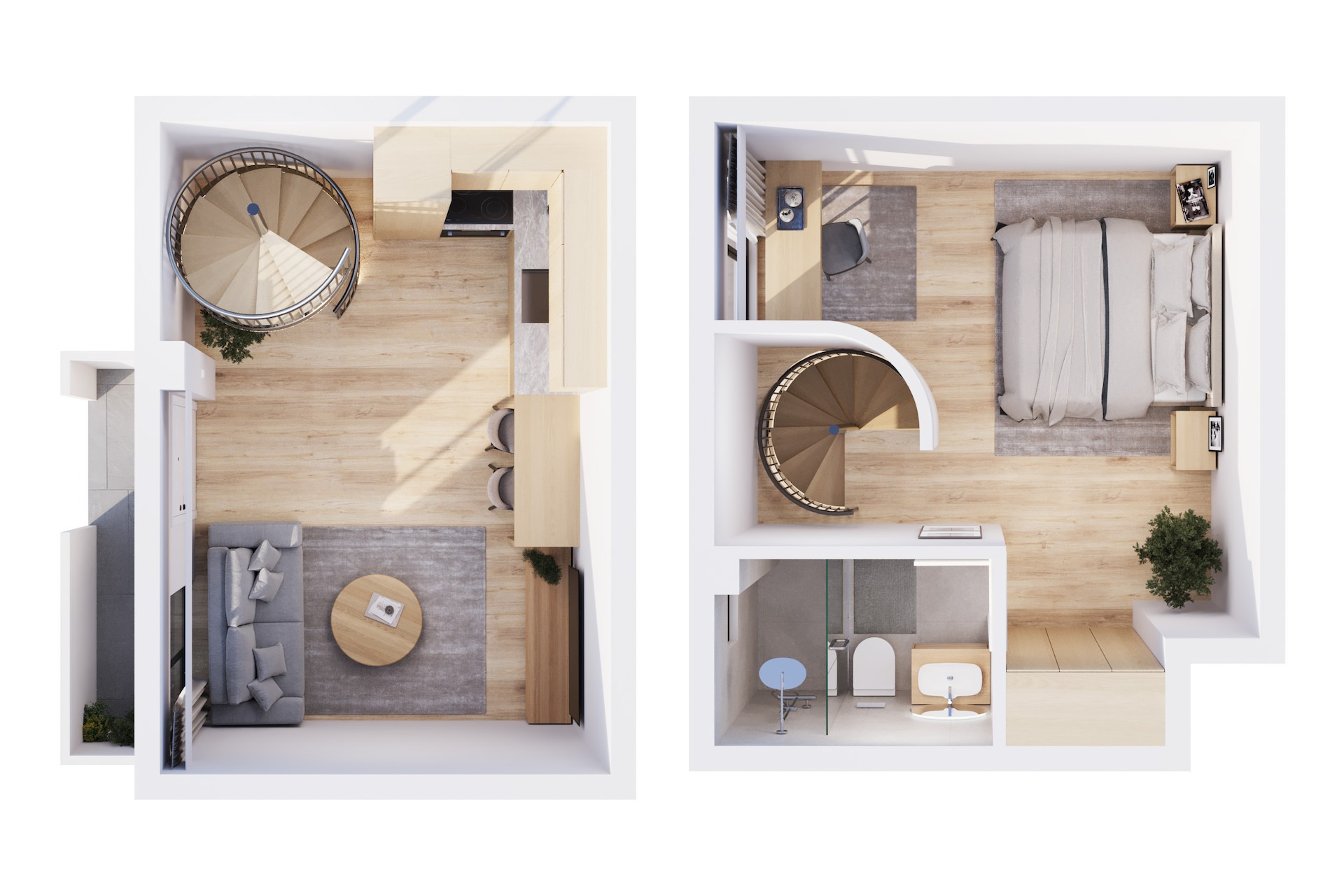 Atina, Elliniko — renoviran namešten mezonet | GOLDEN VISA | €300.000