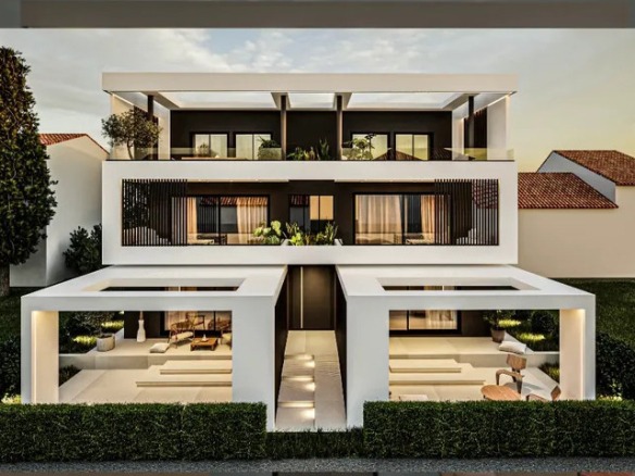 Nea Mudanija, Halkidiki — dvosoban stan u izgradnji | €170.000