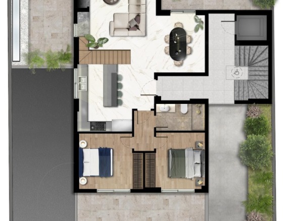 Atina, Voula — mezonet sa privatnim bazenom i baštom | GOLDEN VISA | €1.280.000