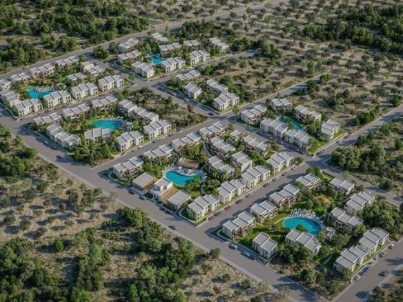 Halkidiki, Gerakini — namešten townhouse sa bazenom (jedinica 4) | GOLDEN VISA | €400.000