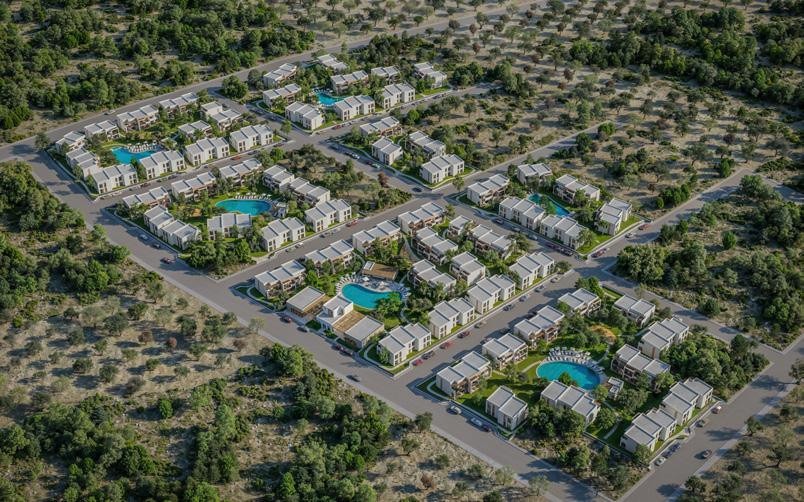 Halkidiki, Gerakini — namešten townhouse sa bazenom (jedinica 4) | GOLDEN VISA | €400.000