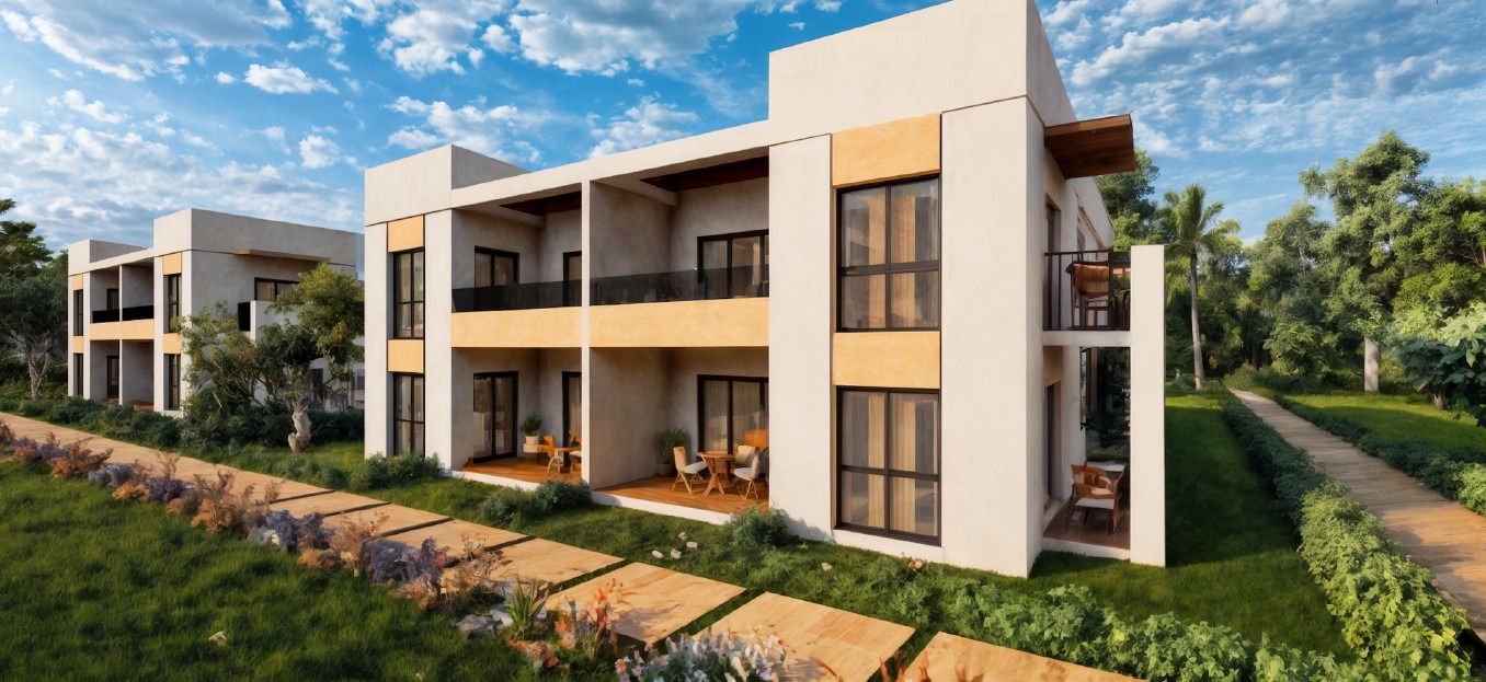 Halkidiki, Gerakini — namešten townhouse sa bazenom (jedinica 2) | GOLDEN VISA | €400.000