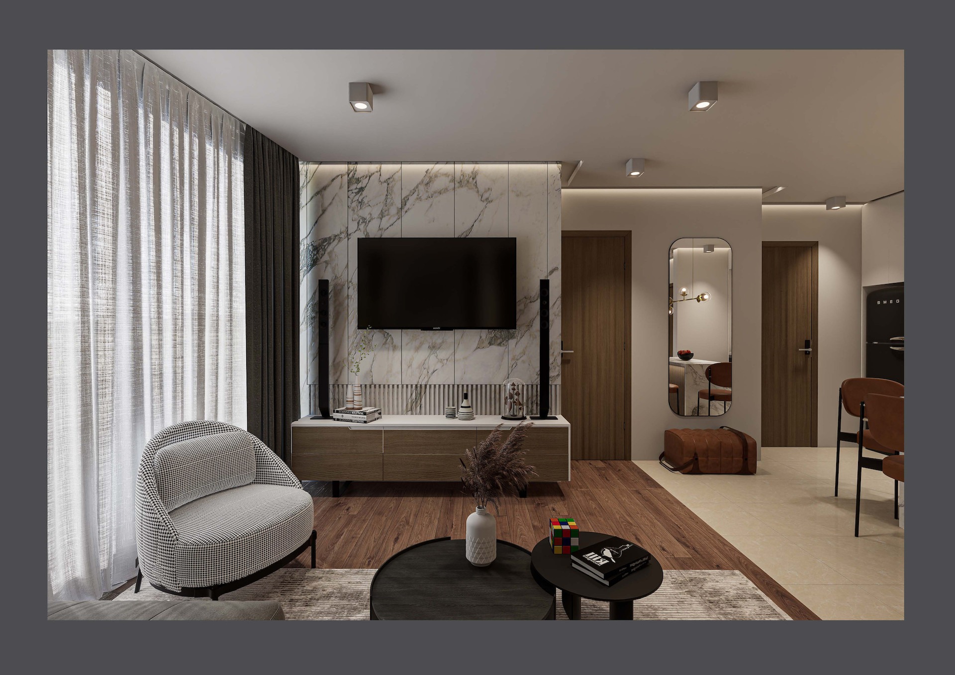 Atina, Neos Kosmos — renoviran stan na poslednjem spratu | GOLDEN VISA | €318.000