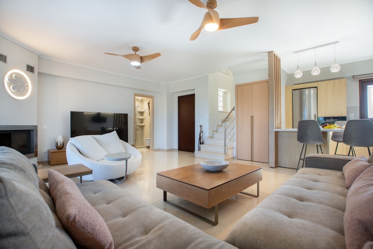 Halkidiki, Nea Fokea (Kasandra) — mezonet sa pogledom na more (124 m²) | GOLDEN VISA | €555.000