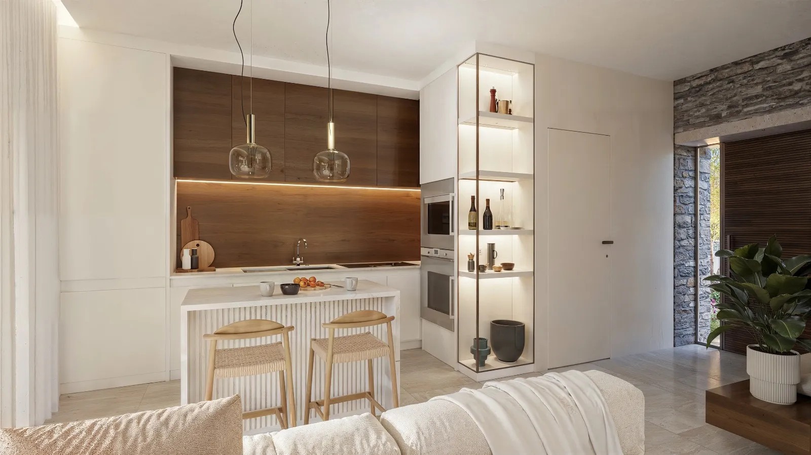 Pefkohori, Kasandra (Halkidiki) — vila sa bazenom u izgradnji | GOLDEN VISA | €490.000