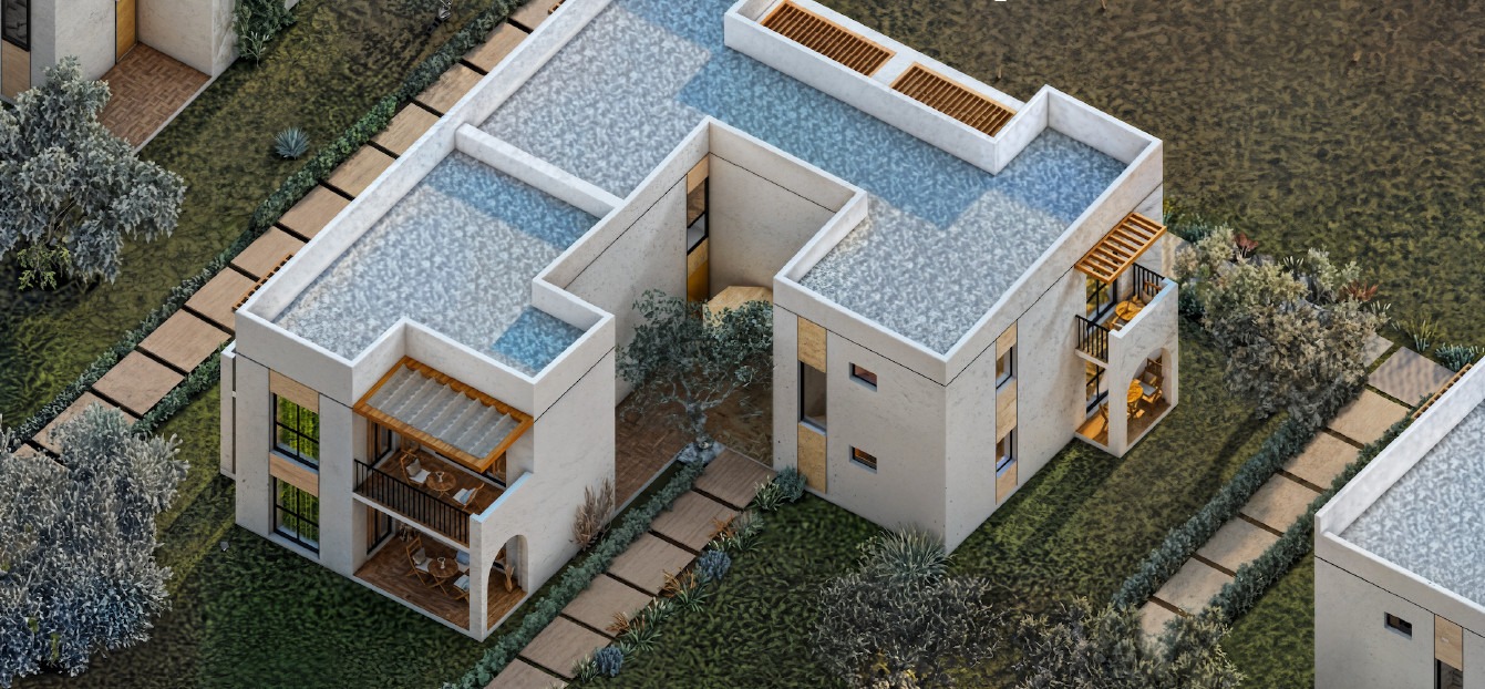 Halkidiki, Gerakini — namešten townhouse (120 m²) | GOLDEN VISA | €400.000