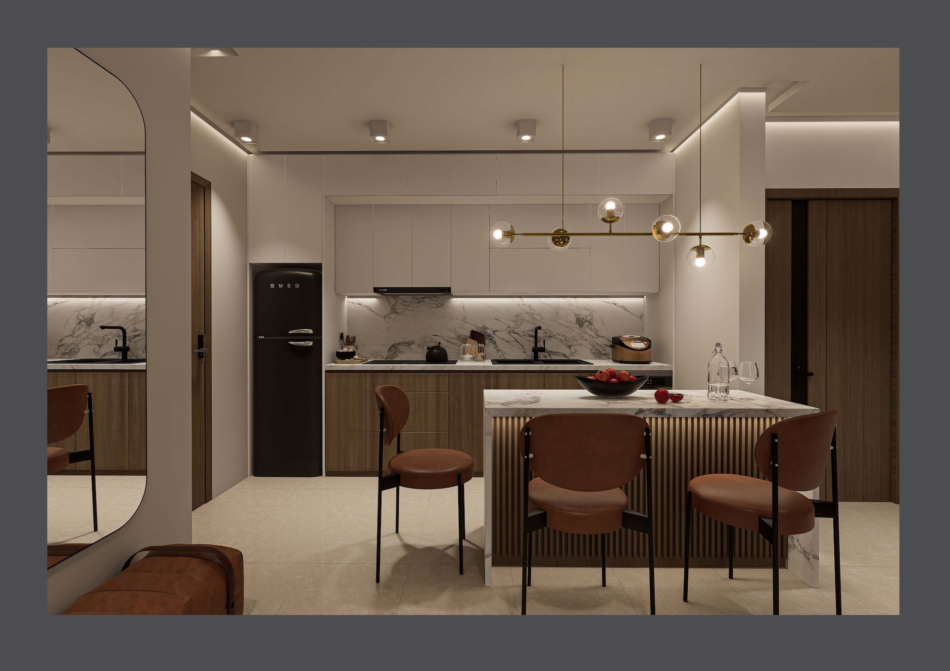 Atina, Neos Kosmos — renoviran stan na poslednjem spratu | GOLDEN VISA | €318.000