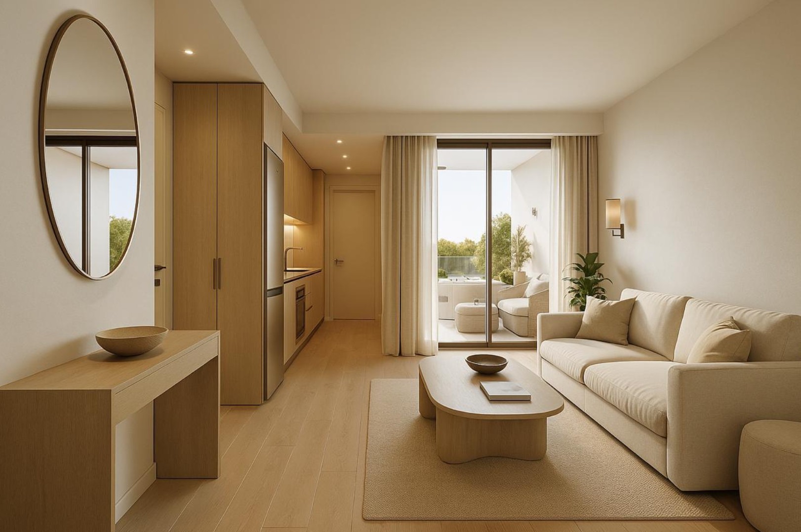 Atina, Argiroupoli — renoviran namešten stan sa bazenom | GOLDEN VISA | €340.000