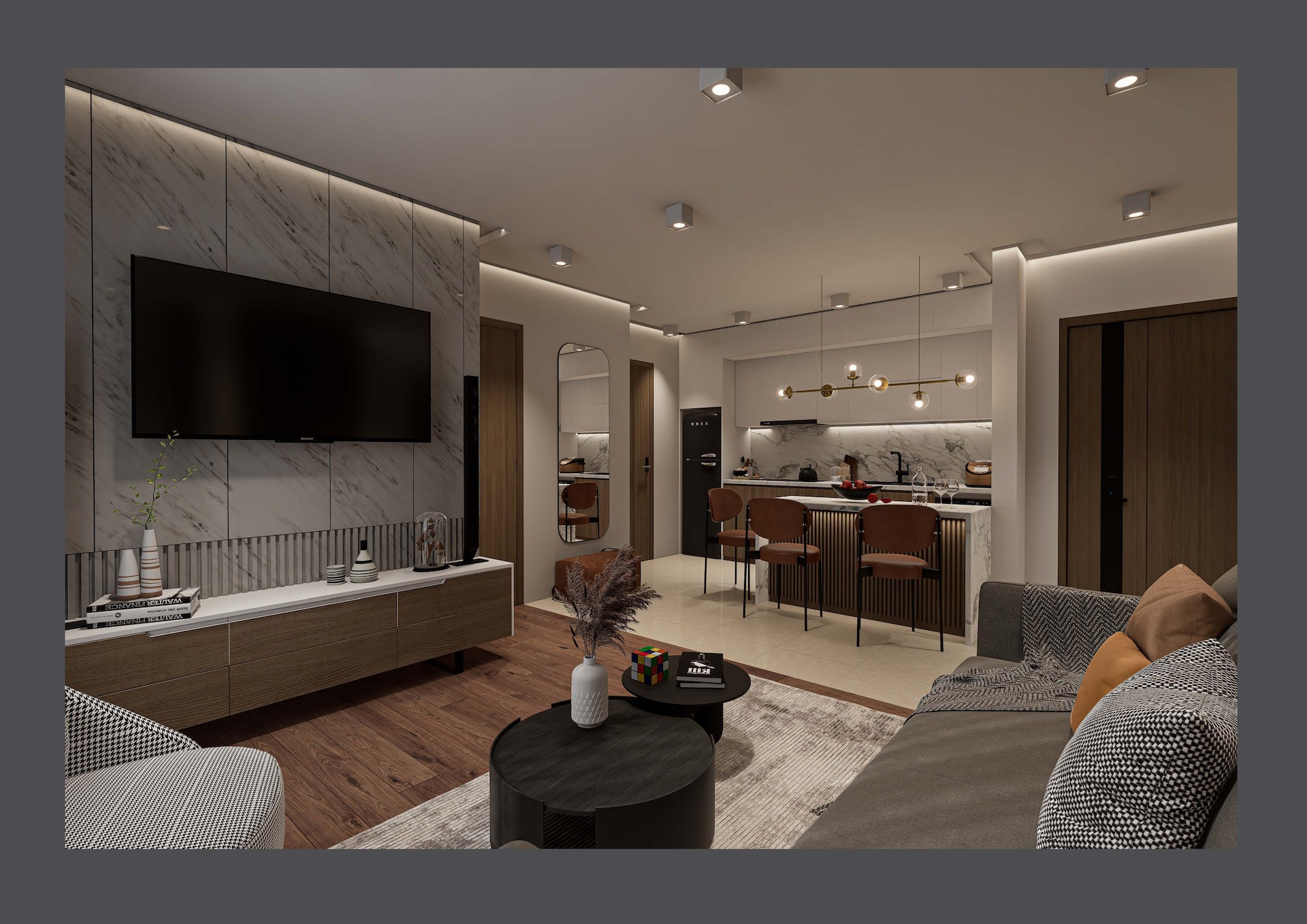 Atina, Neos Kosmos — renoviran stan na poslednjem spratu | GOLDEN VISA | €318.000