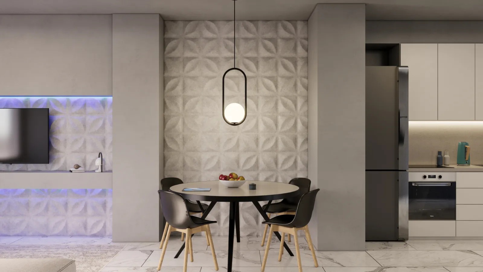 Solun, Centar — renoviran namešten stan (72 m²) | GOLDEN VISA | €250.000