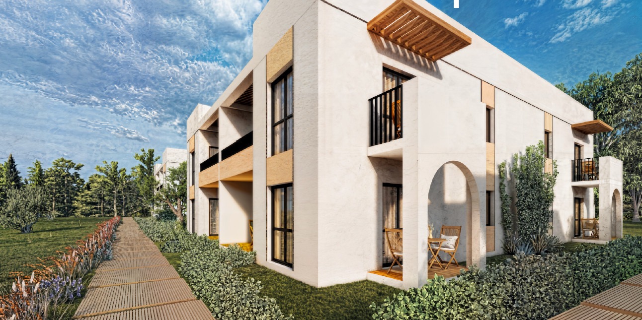 Halkidiki, Gerakini — namešten townhouse (120 m²) | GOLDEN VISA | €400.000