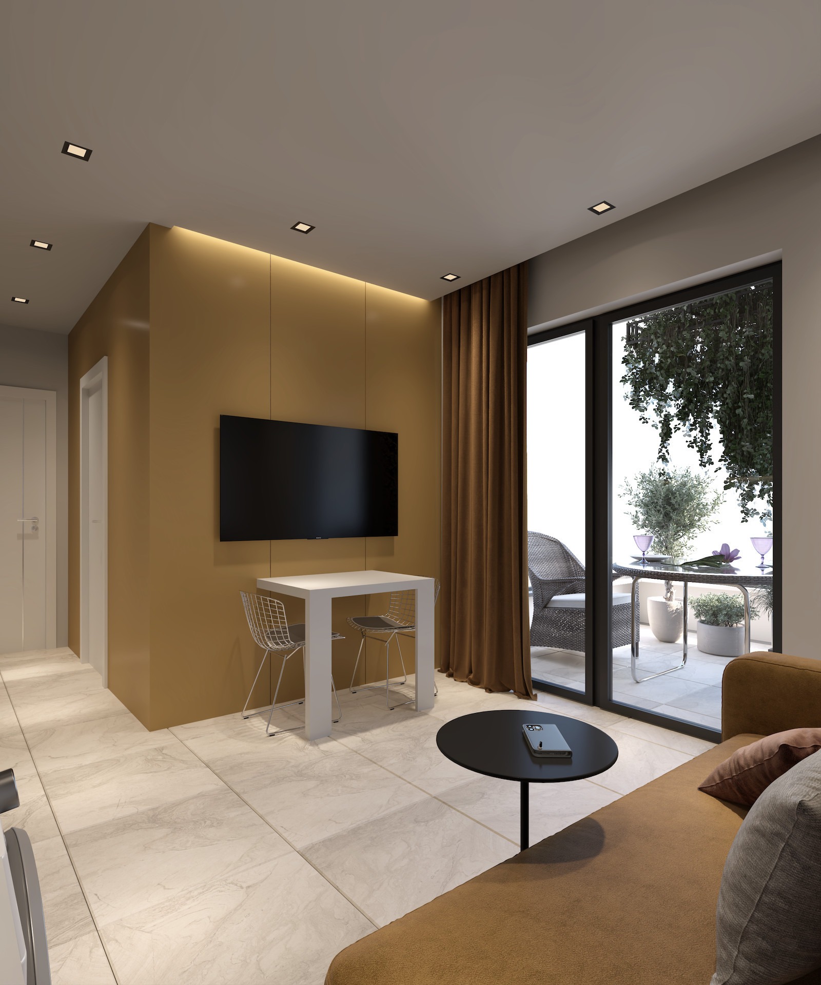 Atina, Ampelokipi — renoviran studio sa krovnom baštom | GOLDEN VISA | €260.000