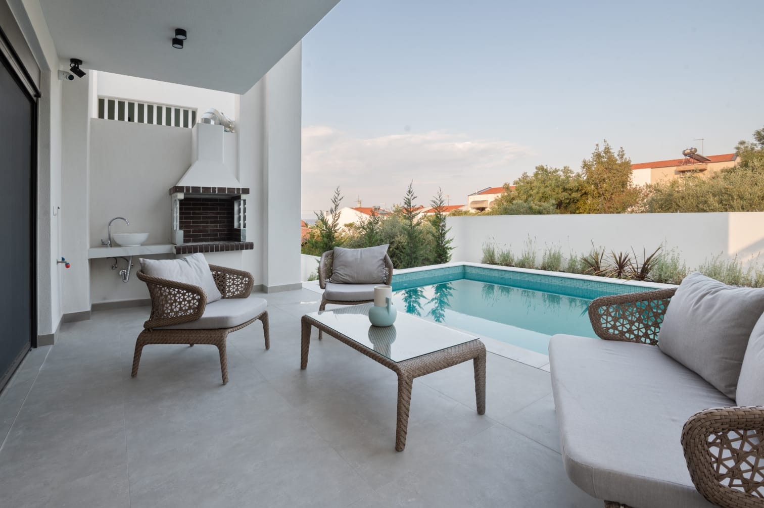 Halkidiki, Palini (Kasandra) — prostran mezonet sa bazenom i pogledom (195 m²) | GOLDEN VISA | €650.000