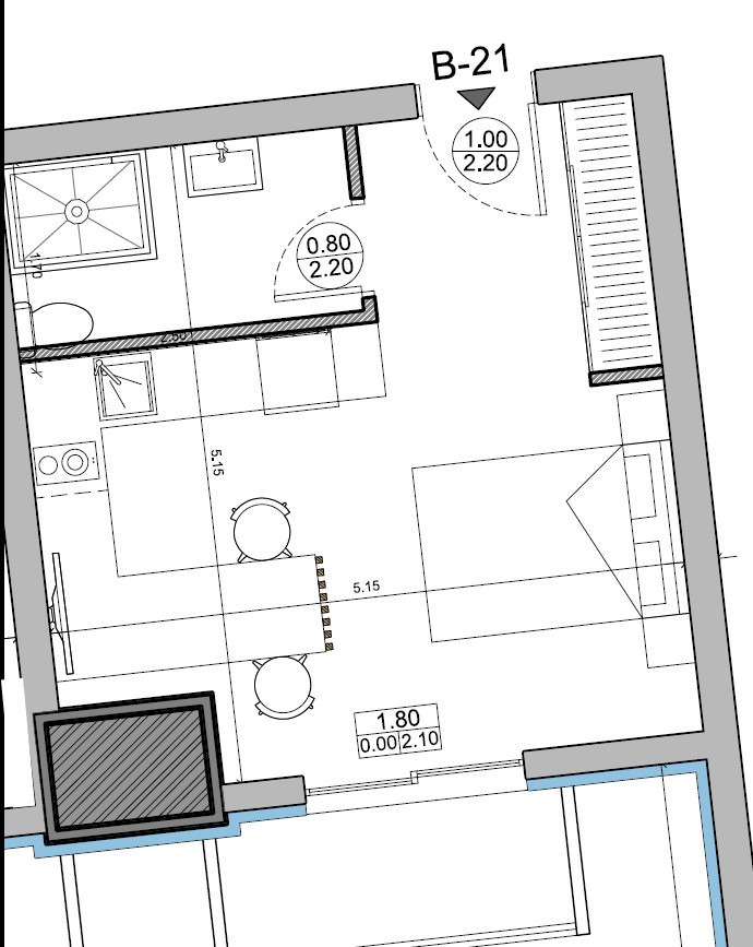Atina, Thissio — renoviran studio (55 m²) | GOLDEN VISA | €320.000