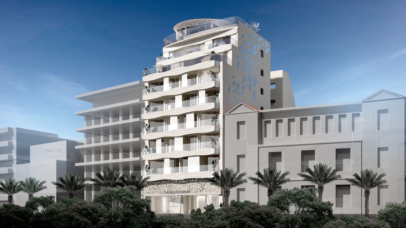 Pirej, Freattida — luksuzan namešten stan sa džakuzijem, 8. sprat (54 m²) | €1.000.000
