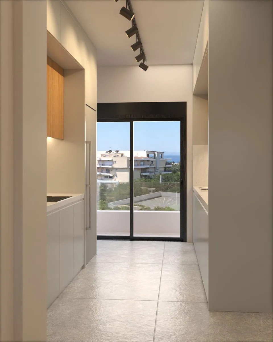 Atina, Glifada (Rivijera) — dvosoban stan sa bazenom, pogled na more (116 m²) | €1.280.000