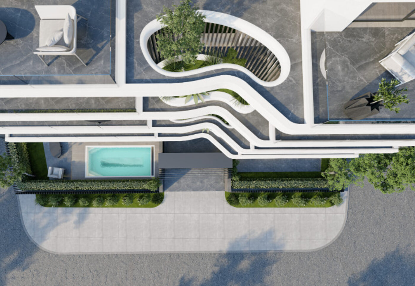 Atina, Glifada — prostran mezonet sa privatnim bazenom i liftom (224,5 m²)
