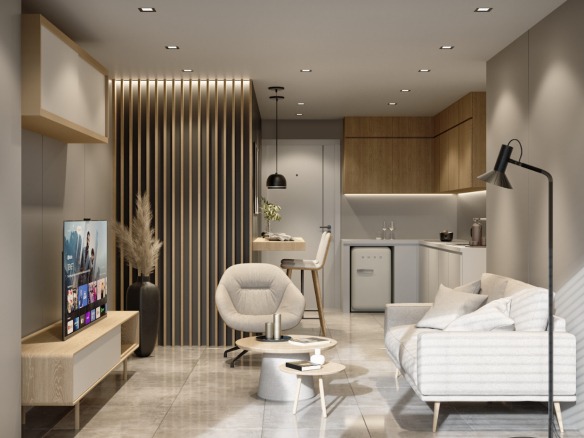 Atina, Koukaki — namešten jednosoban stan u izgradnji (43 m²) | €265.000