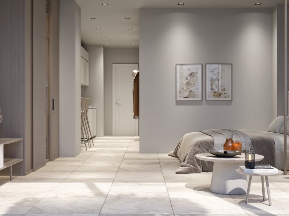 Atina, Metaxourgeio — namešten studio (33 m²) | GOLDEN VISA | €250.000