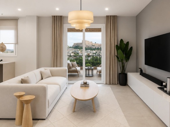 Atina, Metaxourgeio — renoviran namešten dvosoban stan (52 m²) | GOLDEN VISA | €250.000