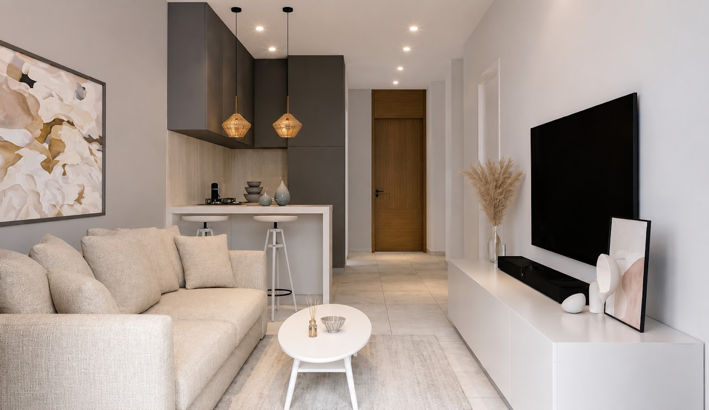 Atina, Metaxourgeio — renoviran namešten dvosoban stan (52 m²) | GOLDEN VISA | €250.000