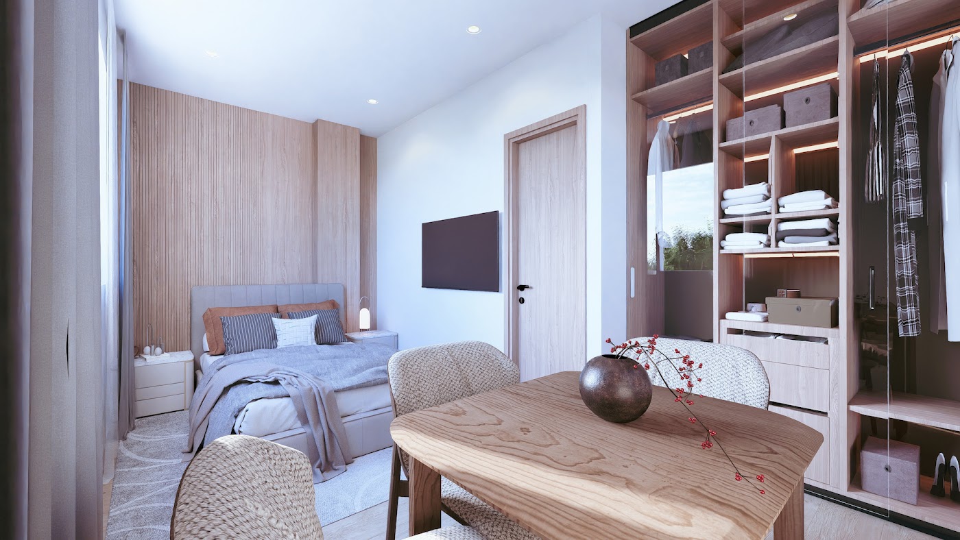 Atina, Neos Kosmos — namešten jednosoban stan, pogled na Akropolj (26 m²) | €152.000