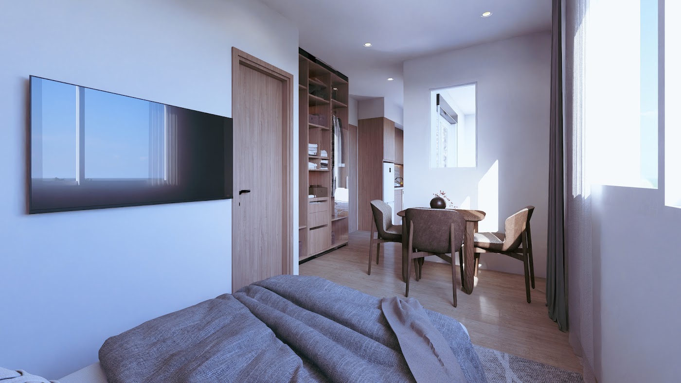 Atina, Neos Kosmos — namešten studio sa pogledom na Akropolj (26 m²) | €152.000