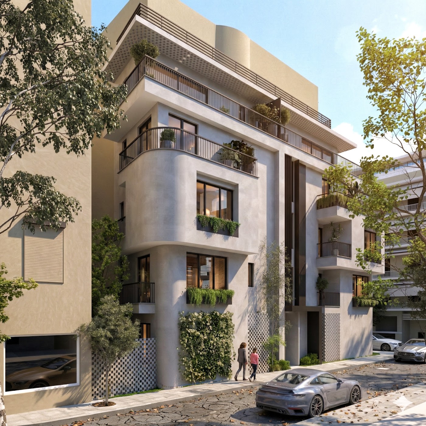pagrati-2151-1 Atina, Pagrati — namešten mezonet (dupleks) u izgradnji (69 m²) | €560.000