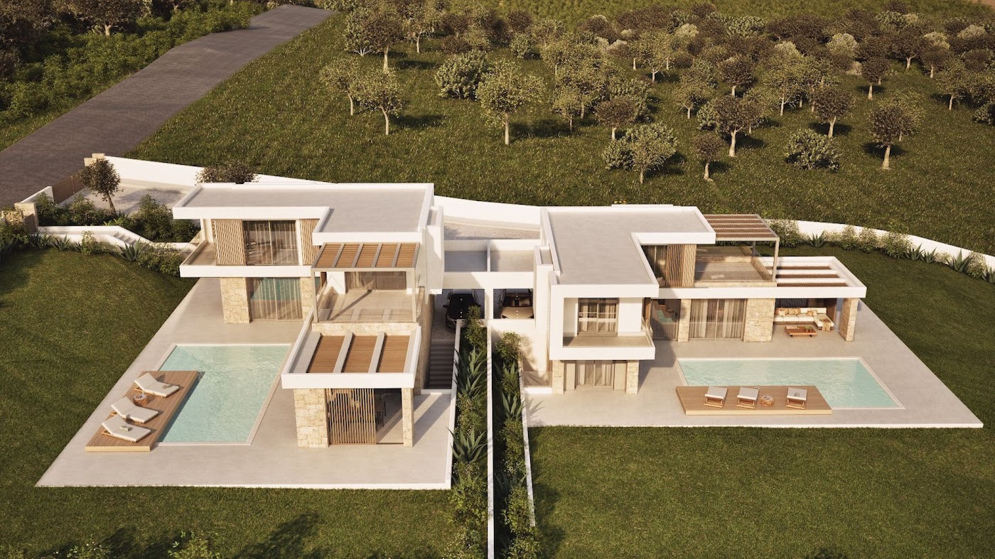 Halkidiki, Sani (Kassandra) — luksuzna vila sa bazenom i pogledom na more (310 m²) | GOLDEN VISA | €1.150.000