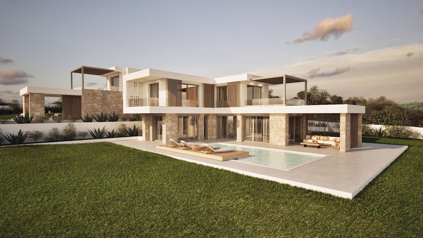 Halkidiki, Sani (Kassandra) — luksuzna vila sa bazenom i pogledom na more (310 m²) | GOLDEN VISA | €1.150.000
