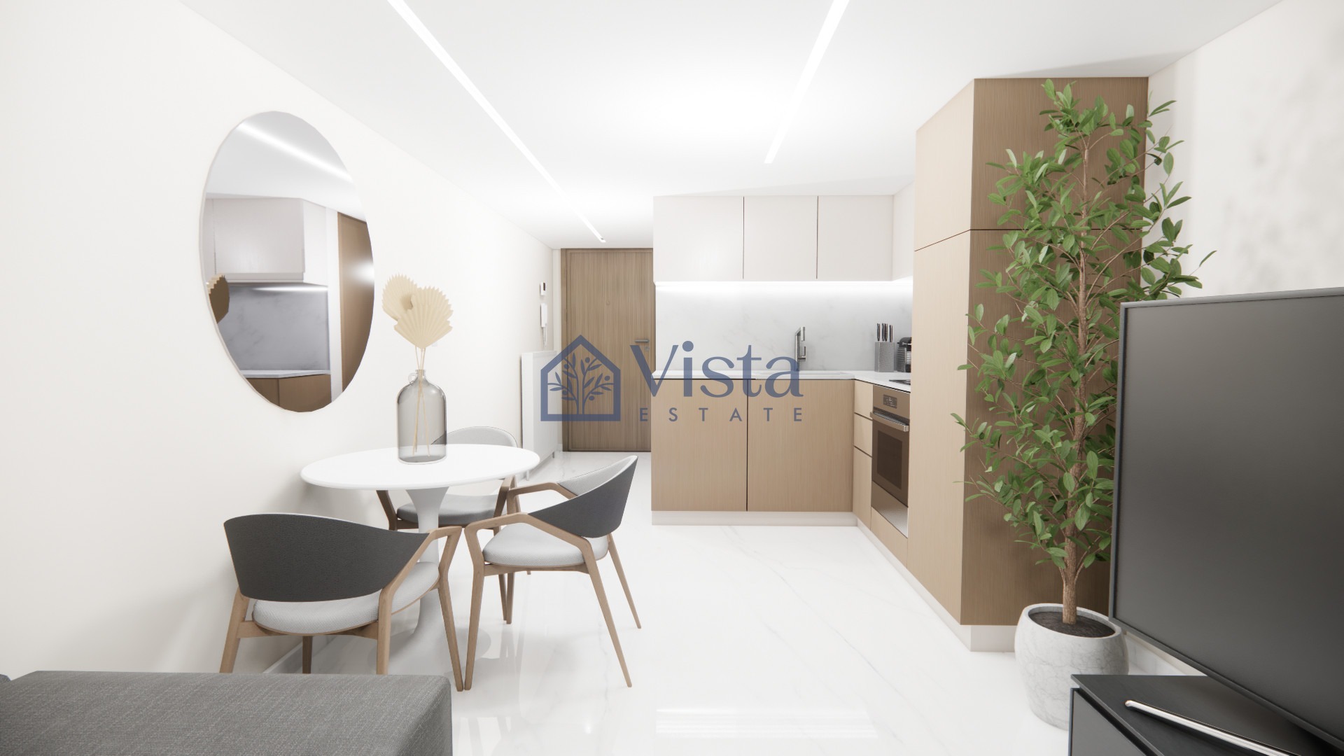 Solun, Vardaris — namešten jednosoban stan u renovaciji (62 m²) | GOLDEN VISA | €251.000