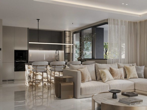 Atina, Voula (Rivijera) — prostran trosoban stan sa džakuzijem (102 m²) | €950.000